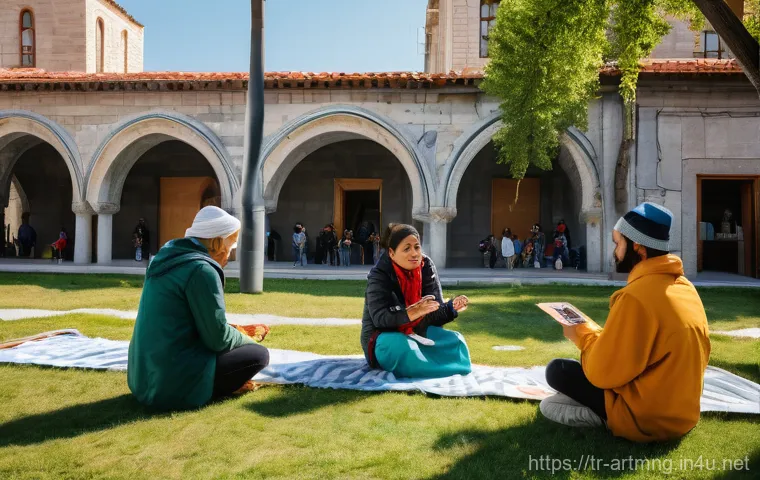 예술경영 연구 방법론 - **Prompt:** A vibrant, futuristic art exhibition space where holographic data visualizations seamles... 예술경영 연구 방법론 - **Prompt:** A vibrant, futuristic art exhibition space where holographic data visualizations seamles...