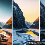 아트 페어 기획 및 운영 - Here are three detailed image prompts in English, based on the provided text, ensuring they adhere t...